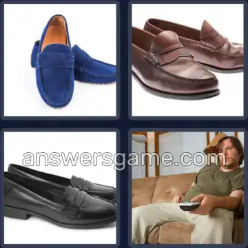 4 Pics 1 Word 6 Letters LOAFER