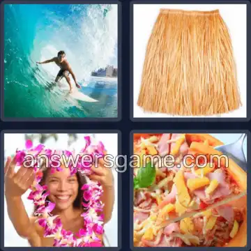 4 Pics 1 Word 6 Letters HAWAII