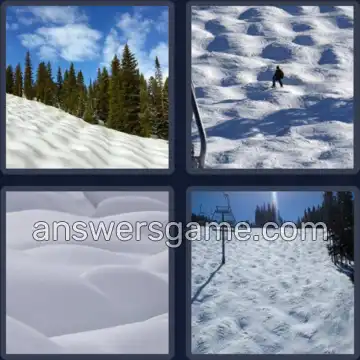 4 Pics 1 Word 6 Letters MOGULS