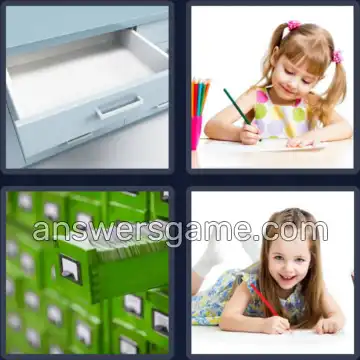 4 Pics 1 Word 6 Letters DRAWER