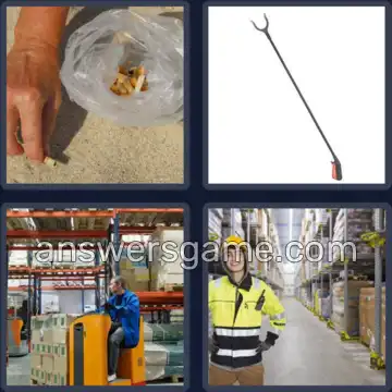 4 Pics 1 Word 6 Letters PICKER