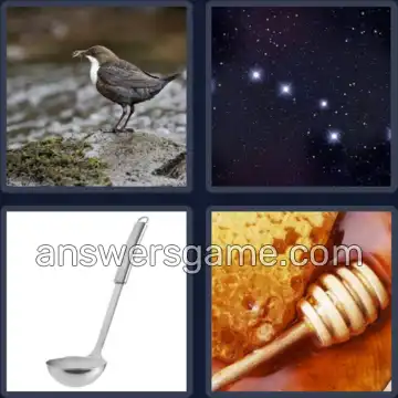 4 Pics 1 Word 6 Letters DIPPER