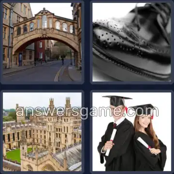 4 Pics 1 Word 6 Letters OXFORD