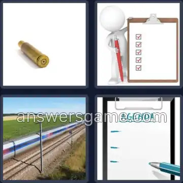 4 Pics 1 Word 6 Letters BULLET