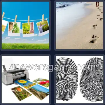 4 Pics 1 Word 6 Letters PRINTS
