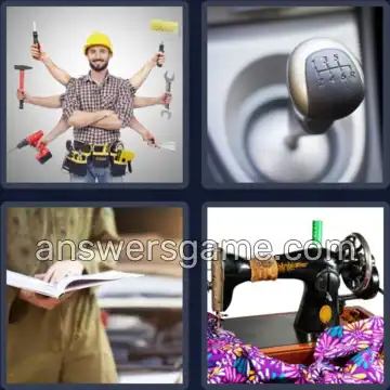 4 Pics 1 Word 6 Letters MANUAL