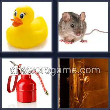 4 Pics 1 Word 6 Letters SQUEAK