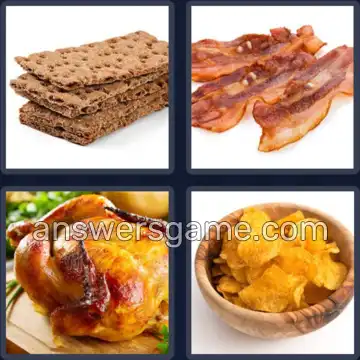 4 Pics 1 Word 6 Letters CRISPY