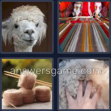 4 Pics 1 Word 6 Letters ALPACA