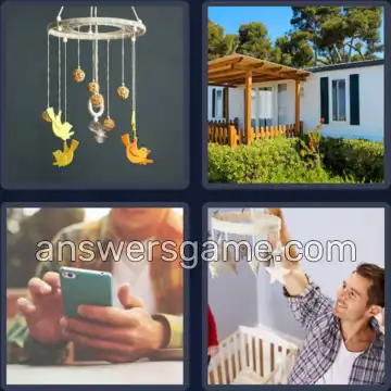 4 Pics 1 Word 6 Letters MOBILE