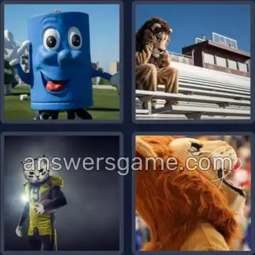 4 Pics 1 Word 6 Letters MASCOT