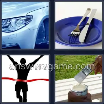 4 Pics 1 Word 6 Letters FINISH