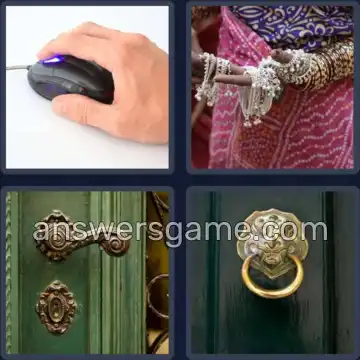 4 Pics 1 Word 6 Letters HANDLE