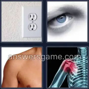 4 Pics 1 Word 6 Letters SOCKET