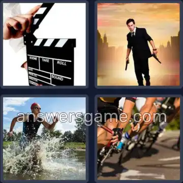 4 Pics 1 Word 6 Letters ACTION
