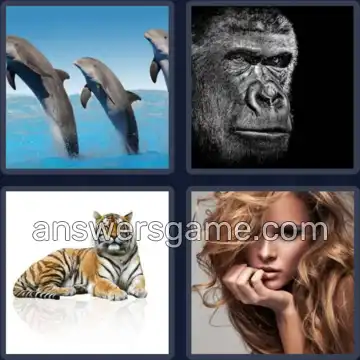 4 Pics 1 Word 6 Letters MAMMAL