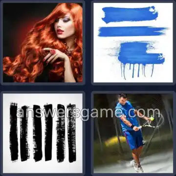 4 Pics 1 Word 6 Letters STROKE