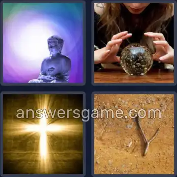 4 Pics 1 Word 6 Letters DIVINE