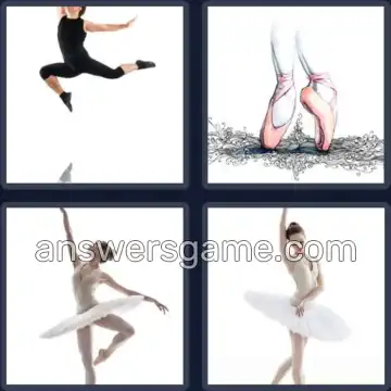 4 Pics 1 Word 6 Letters BALLET