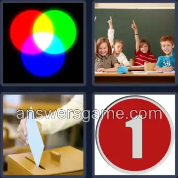 4 Pics 1 Word 7 Letters PRIMARY