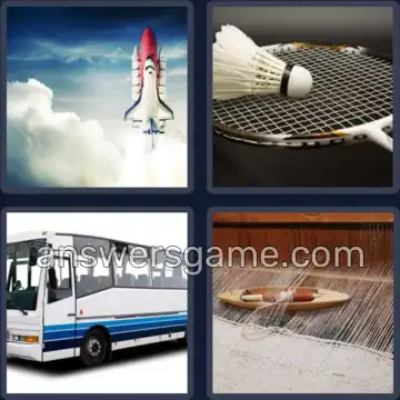 4 Pics 1 Word 7 Letters SHUTTLE
