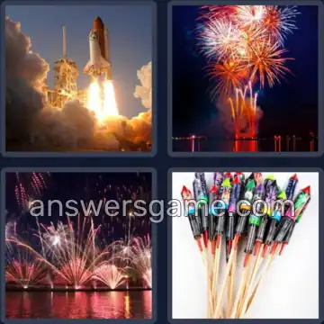 4 Pics 1 Word 7 Letters ROCKETS
