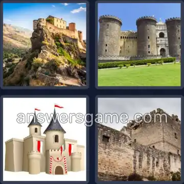 4 Pics 1 Word 7 Letters CITADEL
