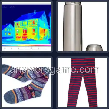 4 Pics 1 Word 7 Letters THERMAL