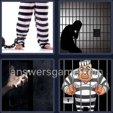 4 Pics 1 Word 7 Letters CONVICT