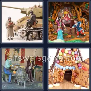 4 Pics 1 Word 7 Letters TABLEAU