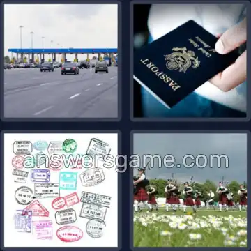 4 Pics 1 Word 7 Letters CUSTOMS
