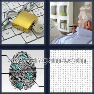 4 Pics 1 Word 7 Letters CRYPTIC