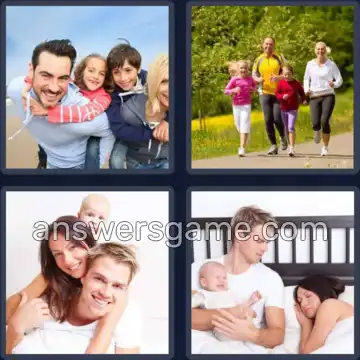 4 Pics 1 Word 7 Letters PARENTS