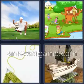 4 Pics 1 Word 7 Letters HOBBIES