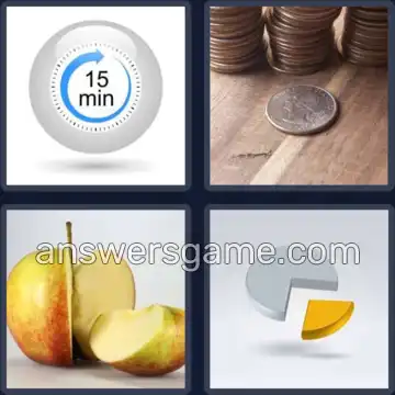 4 Pics 1 Word 7 Letters QUARTER
