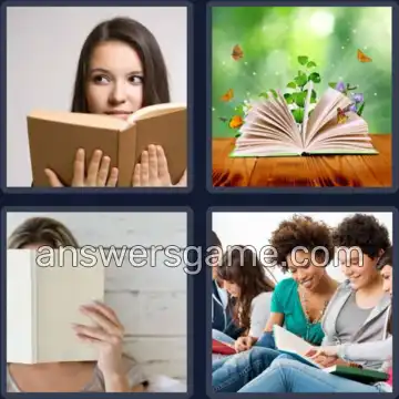 4 Pics 1 Word 7 Letters READING