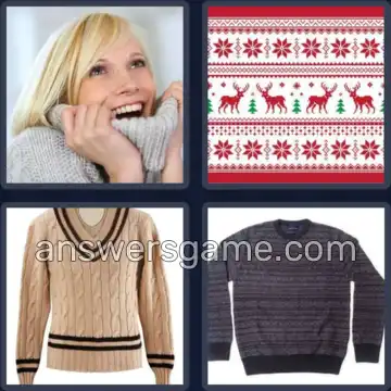 4 Pics 1 Word 7 Letters SWEATER