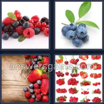 4 Pics 1 Word 7 Letters BERRIES