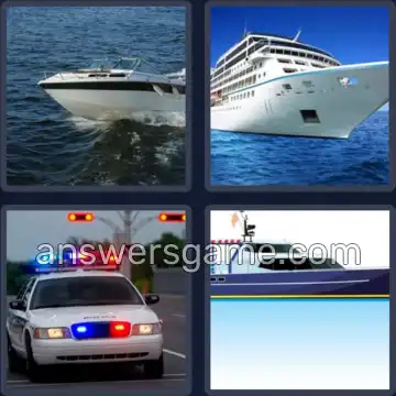 4 Pics 1 Word 7 Letters CRUISER