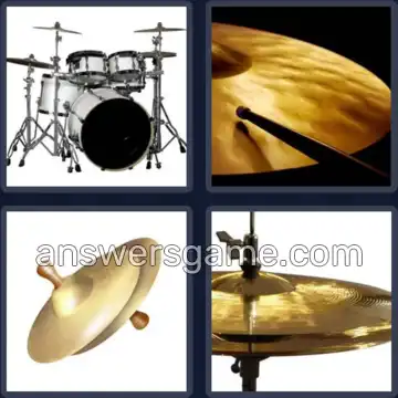 4 Pics 1 Word 7 Letters CYMBALS