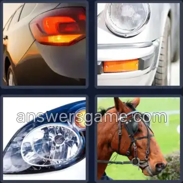 4 Pics 1 Word 7 Letters BLINKER