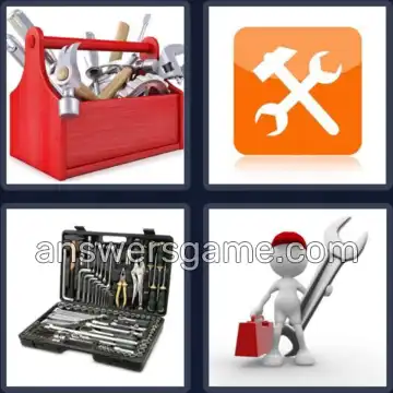 4 Pics 1 Word 7 Letters TOOLBOX
