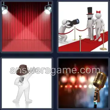 4 Pics 1 Word 7 Letters SHOWBIZ