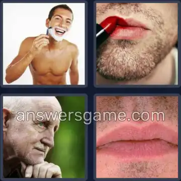 4 Pics 1 Word 7 Letters STUBBLE