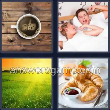 4 Pics 1 Word 7 Letters MORNING