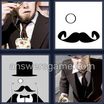4 Pics 1 Word 7 Letters MONOCLE