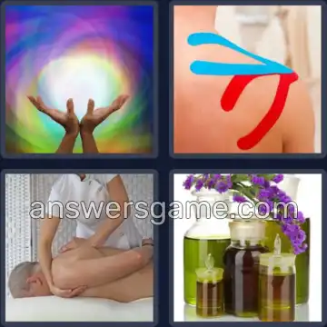 4 Pics 1 Word 7 Letters HEALING