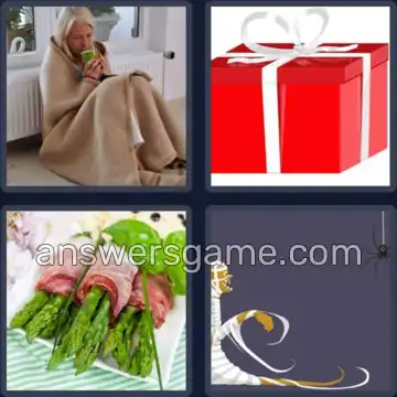 4 Pics 1 Word 7 Letters WRAPPED