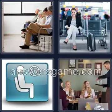 4 Pics 1 Word 7 Letters WAITING