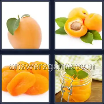 4 Pics 1 Word 7 Letters APRICOT